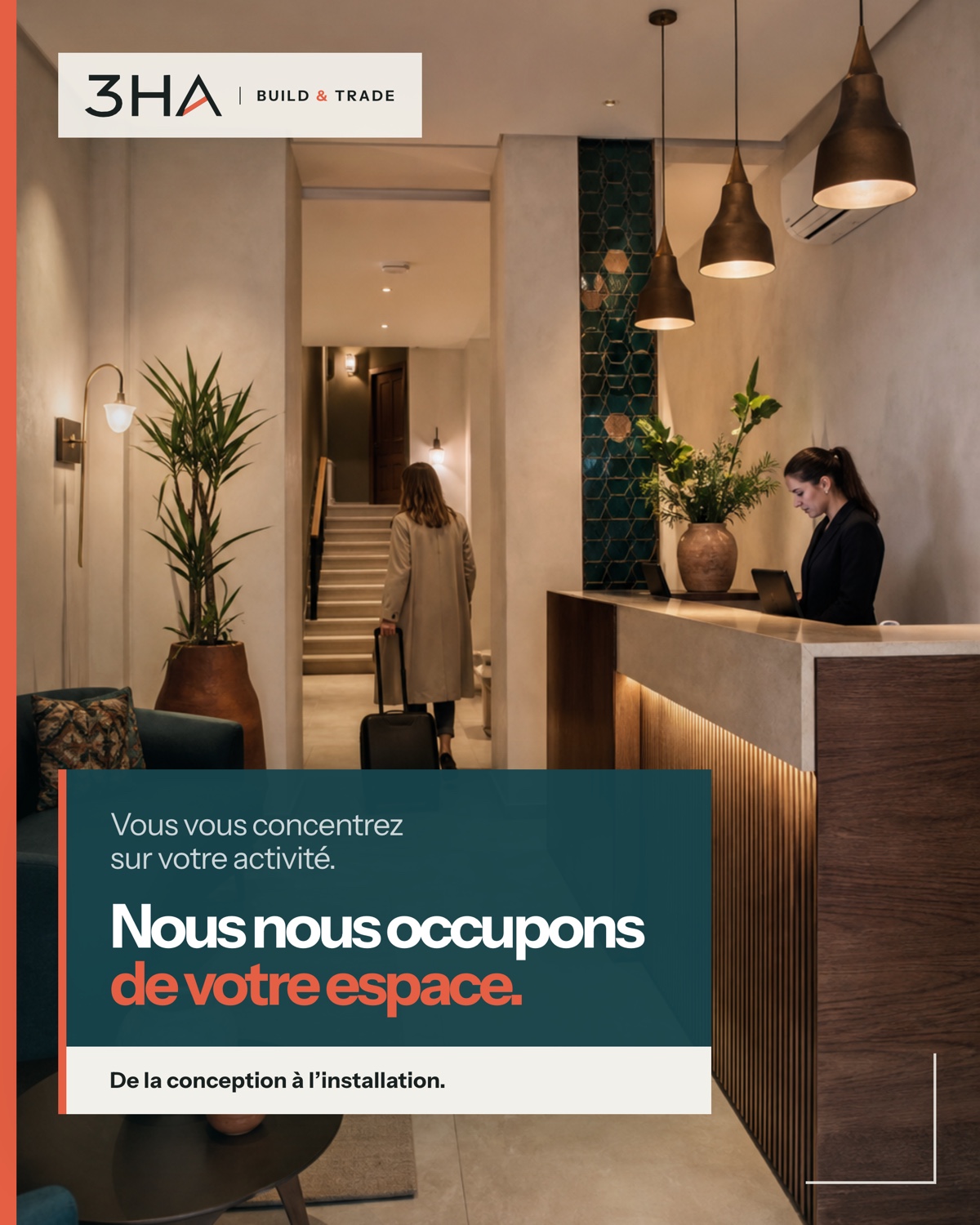 Publication sociale 3HA présentant son offre clé en main