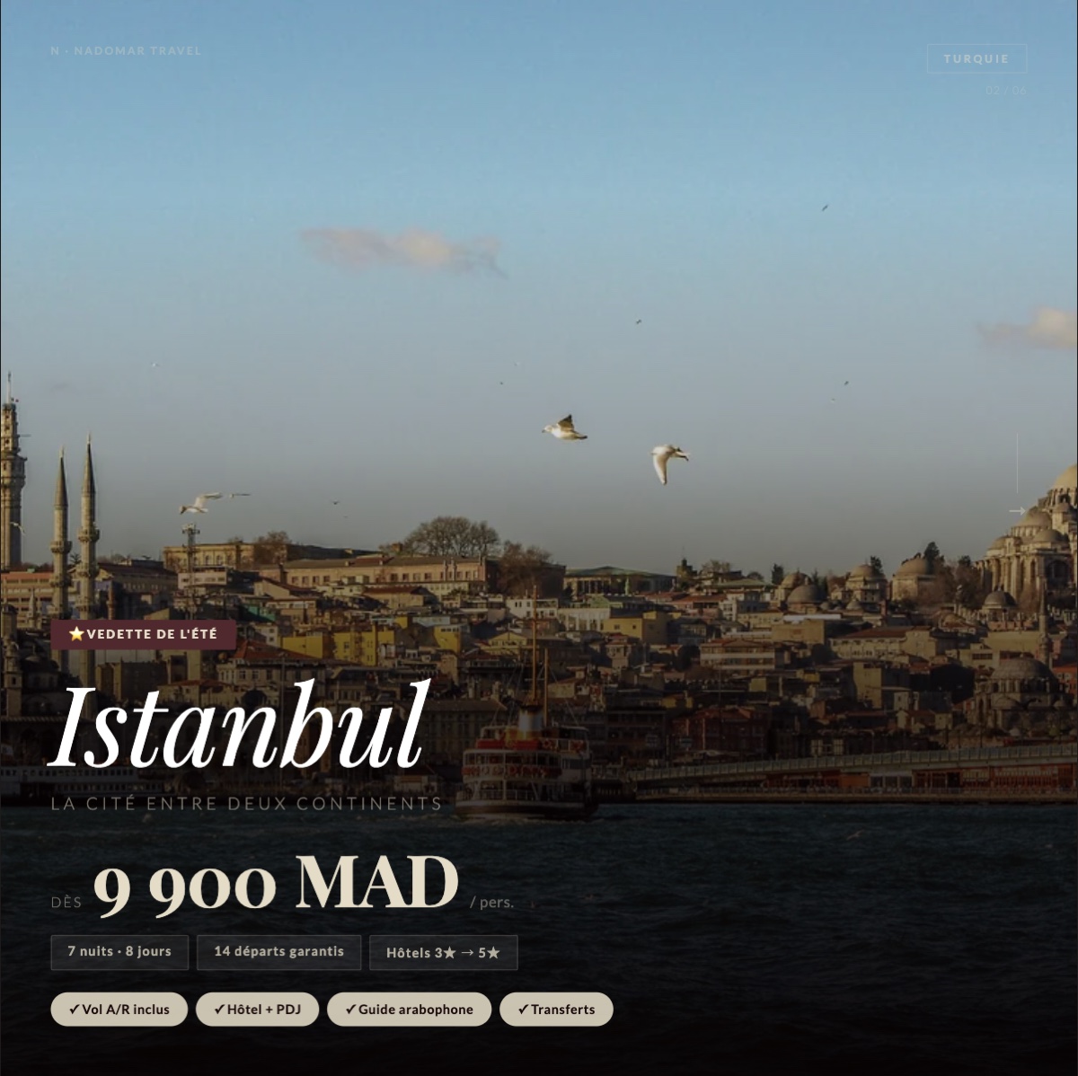 Offre voyage Istanbul Nadomar Travel