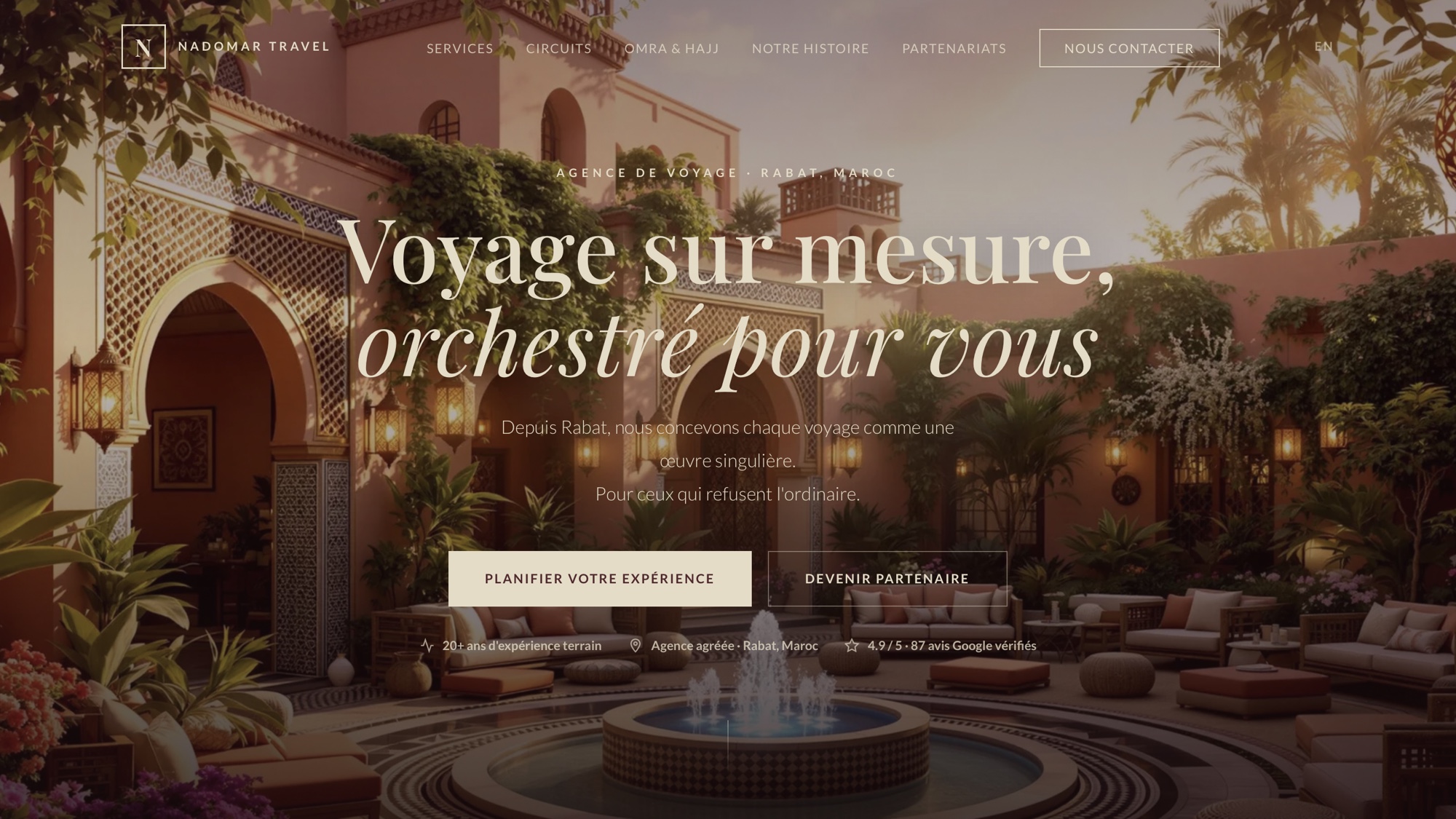 Étude de cas Nadomar Travel
